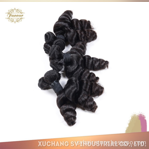 7A Unprocessed Virgin Human Hair Weave Peruvian Loose Wave, Virgin Hair Weft Extension